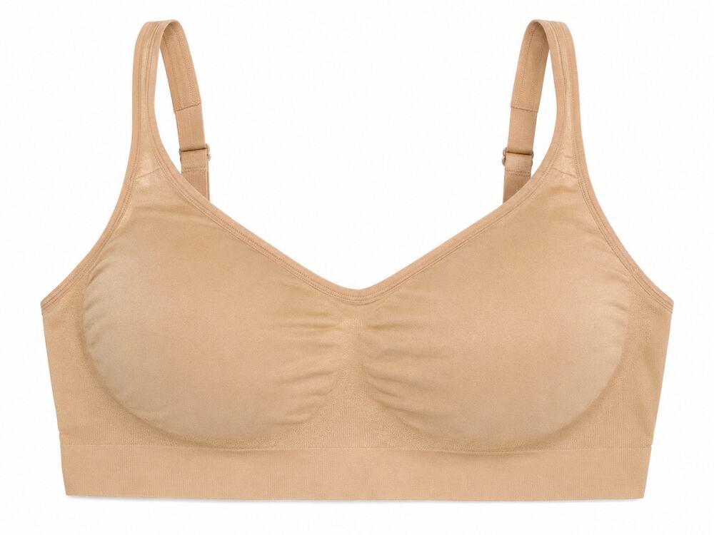 Underoutfit 459 Comfort Shaping Bra XL Coffee Nude Wireless Adjustable Straps